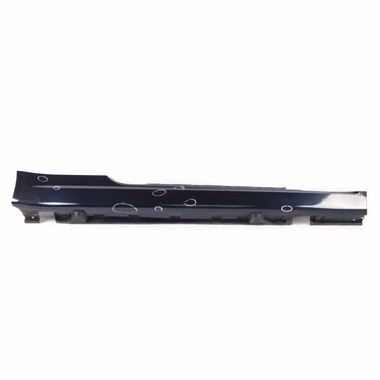 BMW E63 E64 Door Sill Side Cover Skirt Right O/S Monacoblau Blue Metallic - A35