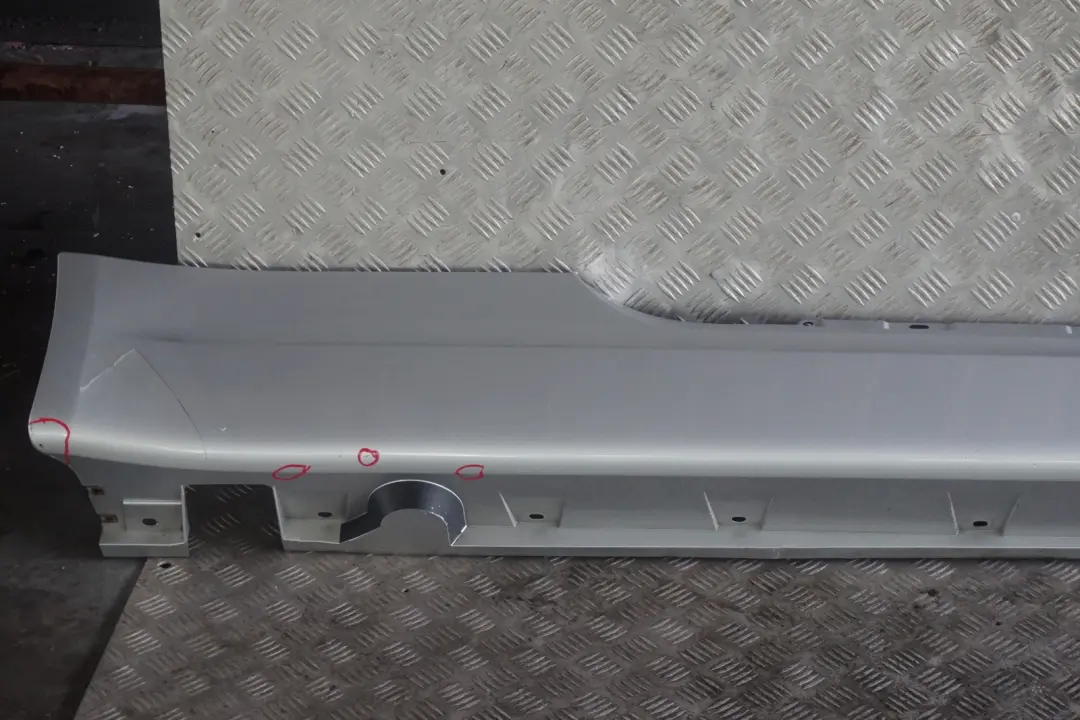 BMW 6 Series E63 E64 Door Sill Side Cover Skirt Right O/S Titansilber Silver