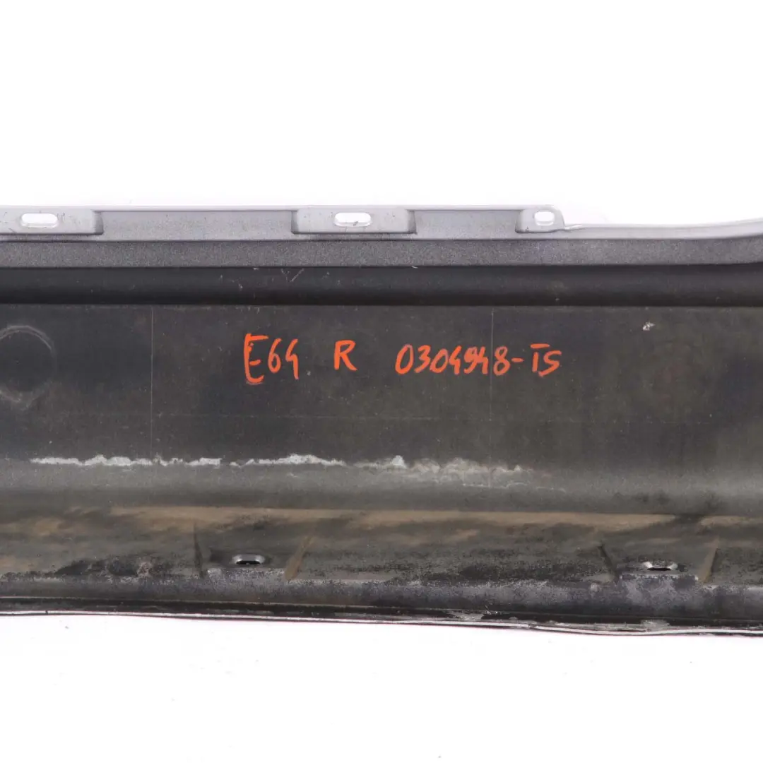 BMW E63 E64 Door Sill Side Cover Skirt Right O/S Titansilber Titan Silver - 354
