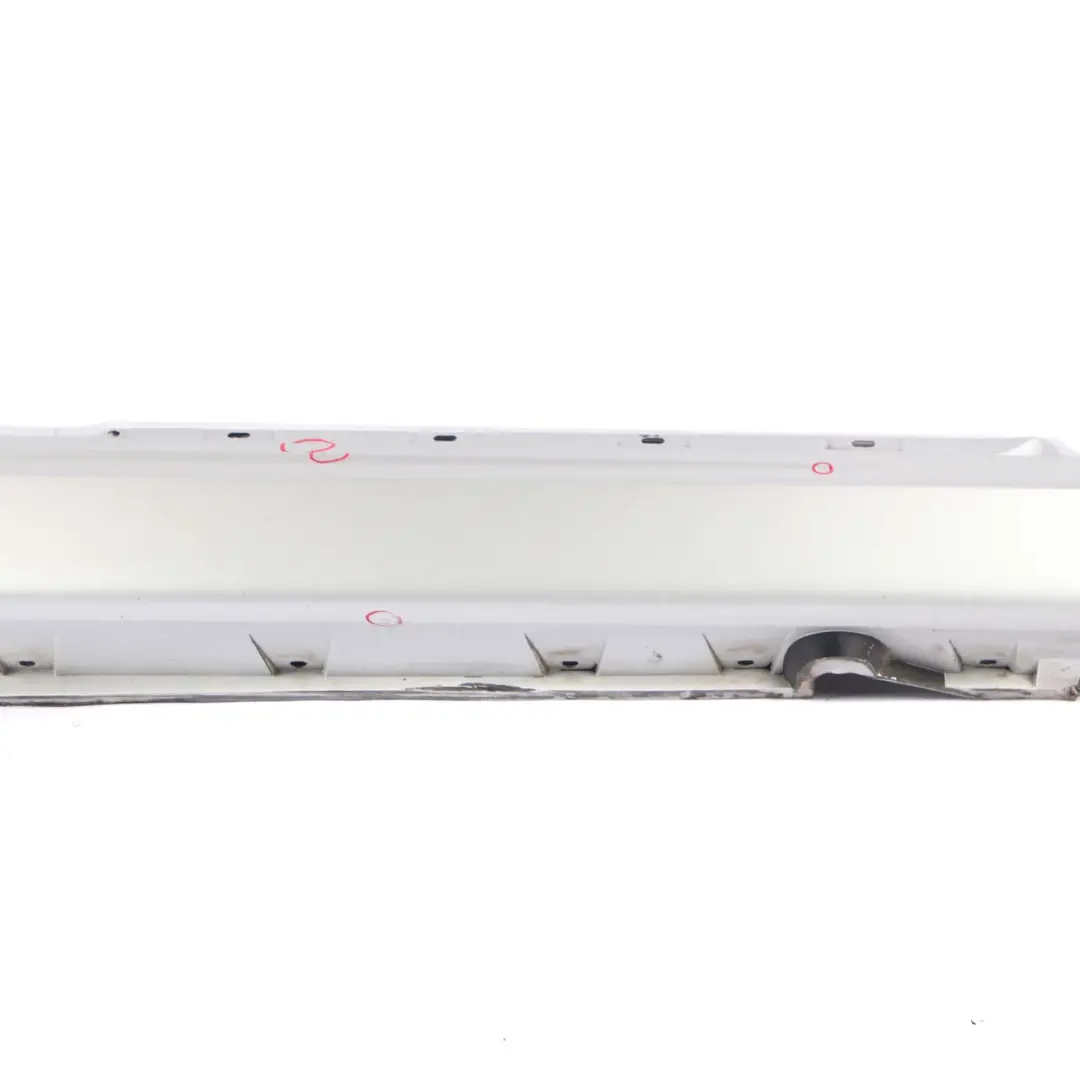 BMW E63 E64 Door Sill Side Cover Skirt Right O/S Titansilber Titan Silver - 354