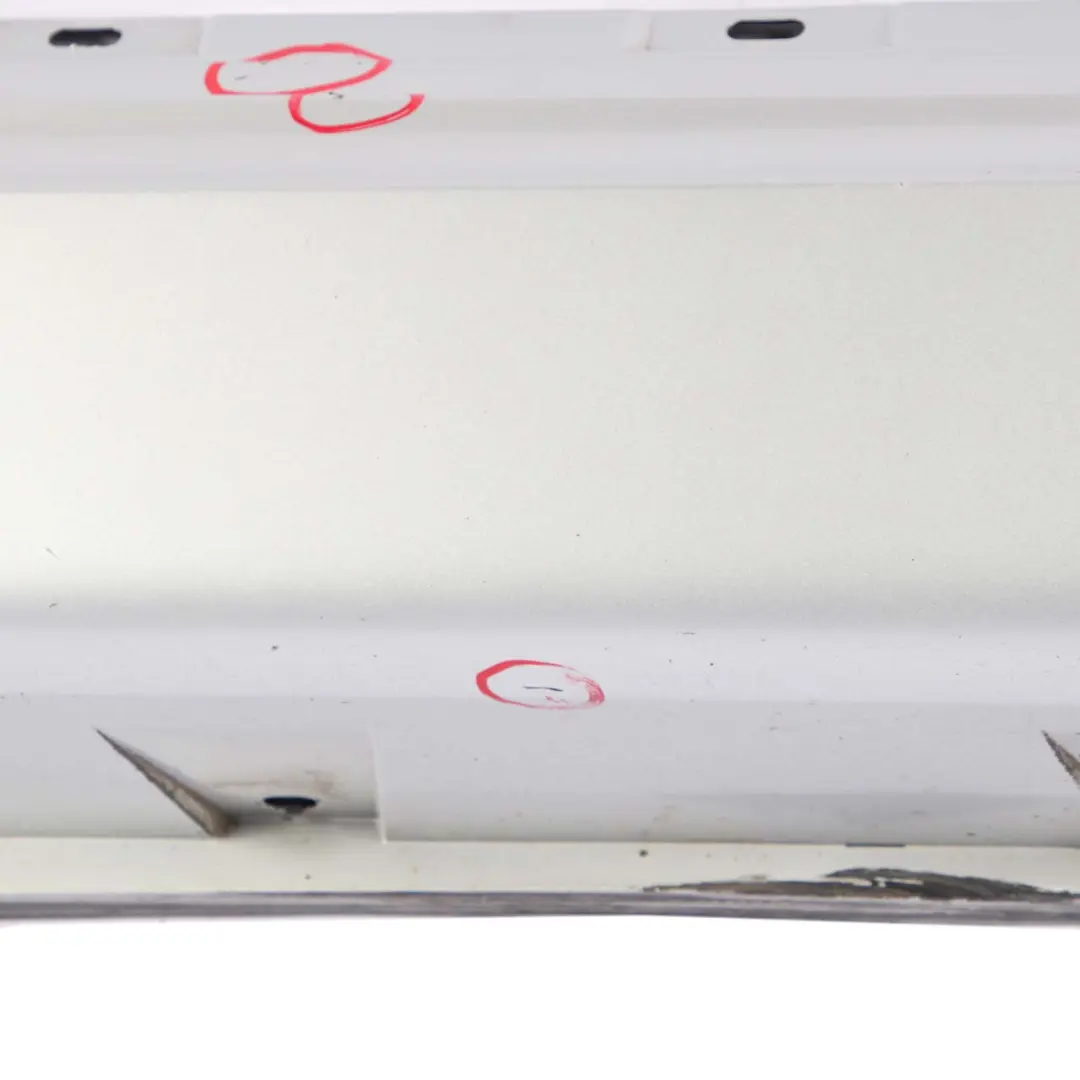 BMW E63 E64 Door Sill Side Cover Skirt Right O/S Titansilber Titan Silver - 354