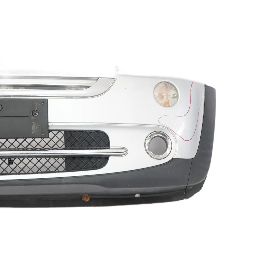 Mini R50 R52 Front Bumper Complete Trim Panel Pure Silver Metallic - 900