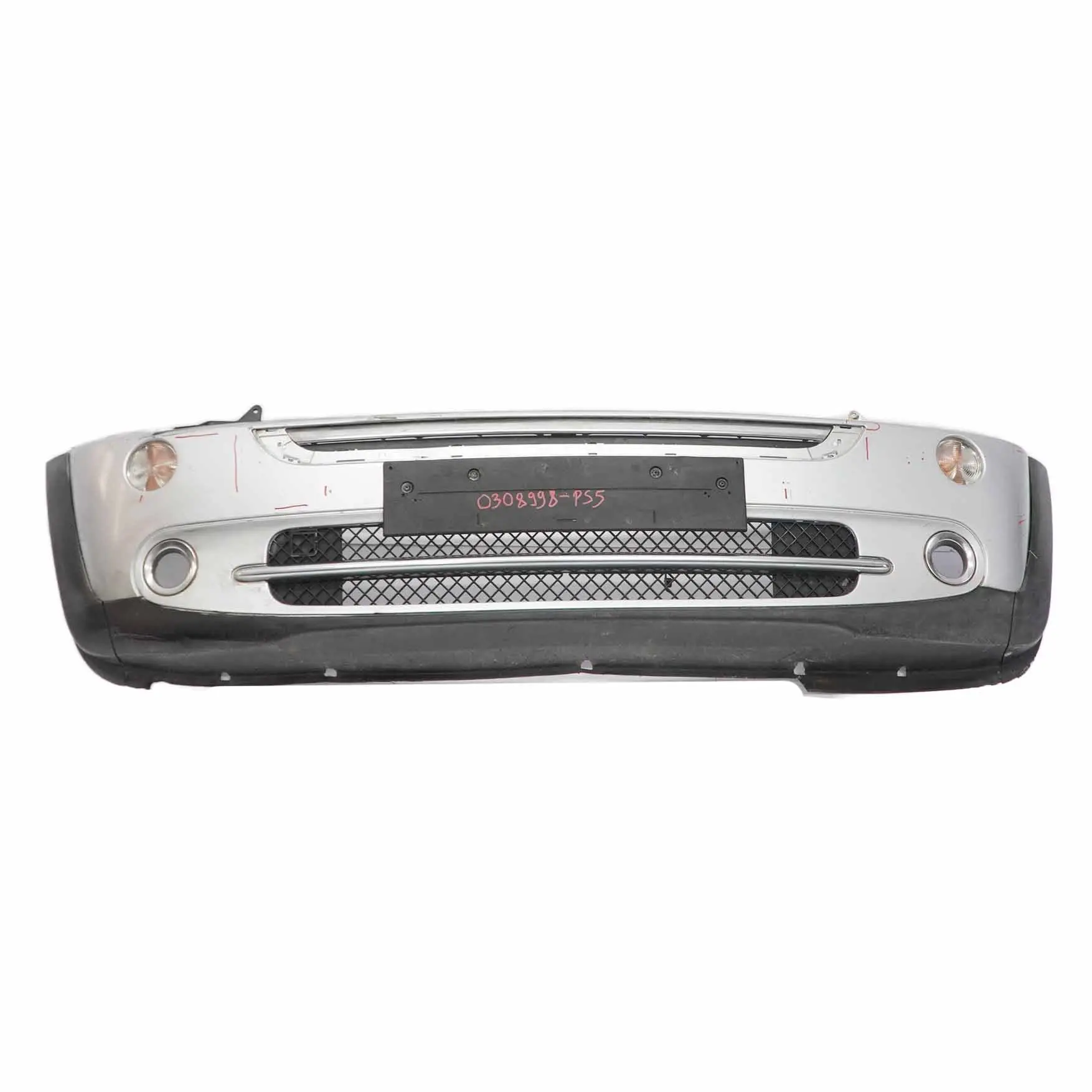 Mini R50 R52 Front Bumper Complete Trim Panel Pure Silver Metallic - 900