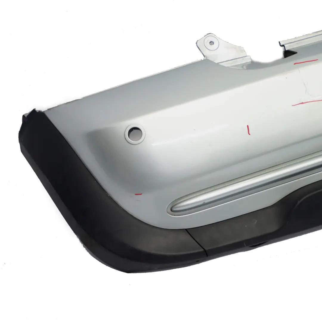 Mini R52 Rear Bumper Panel PDC Pure Silver Metallic - 900