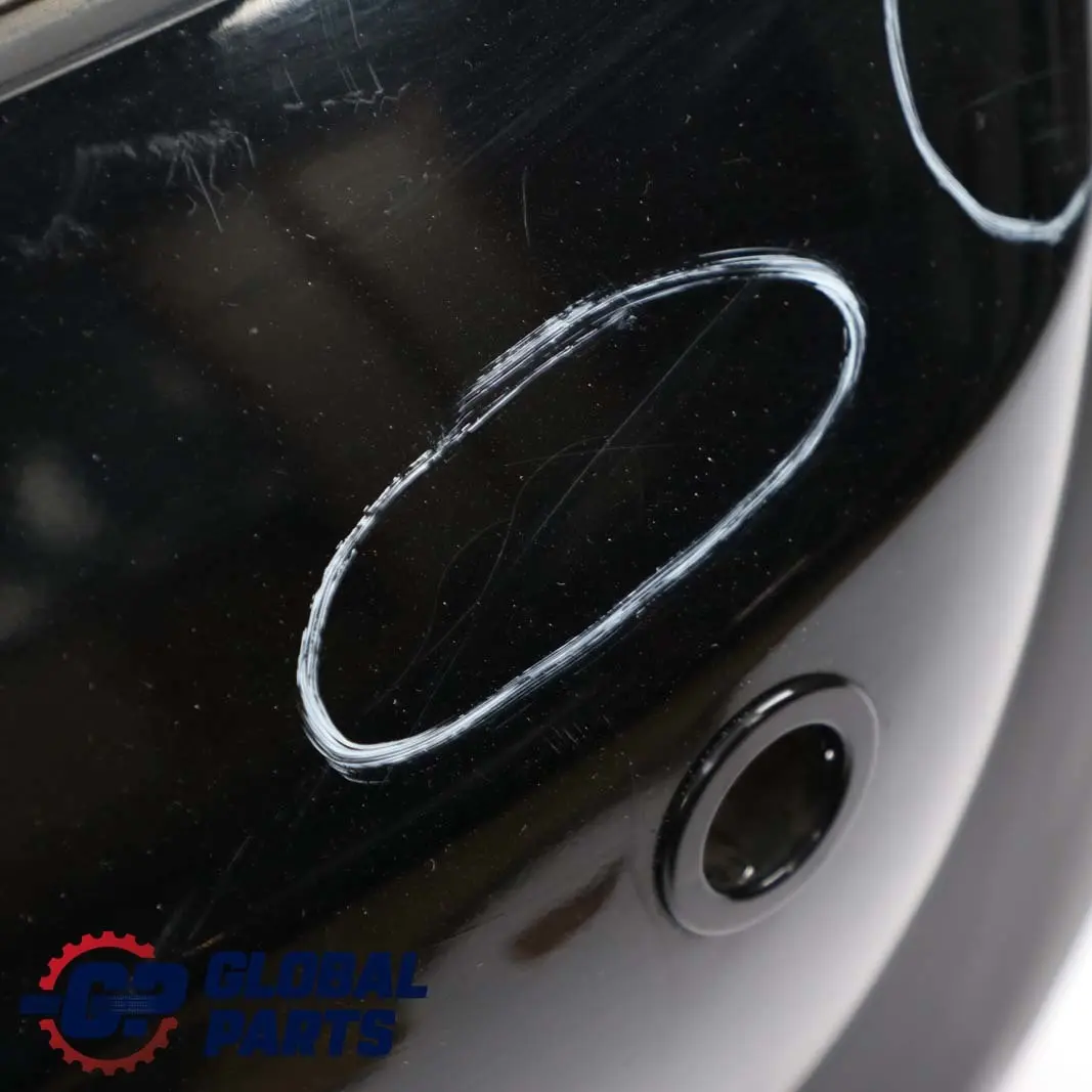 BMW Mini R52 Cabrio Complete Rear Bumper PDC Holes Panel Black