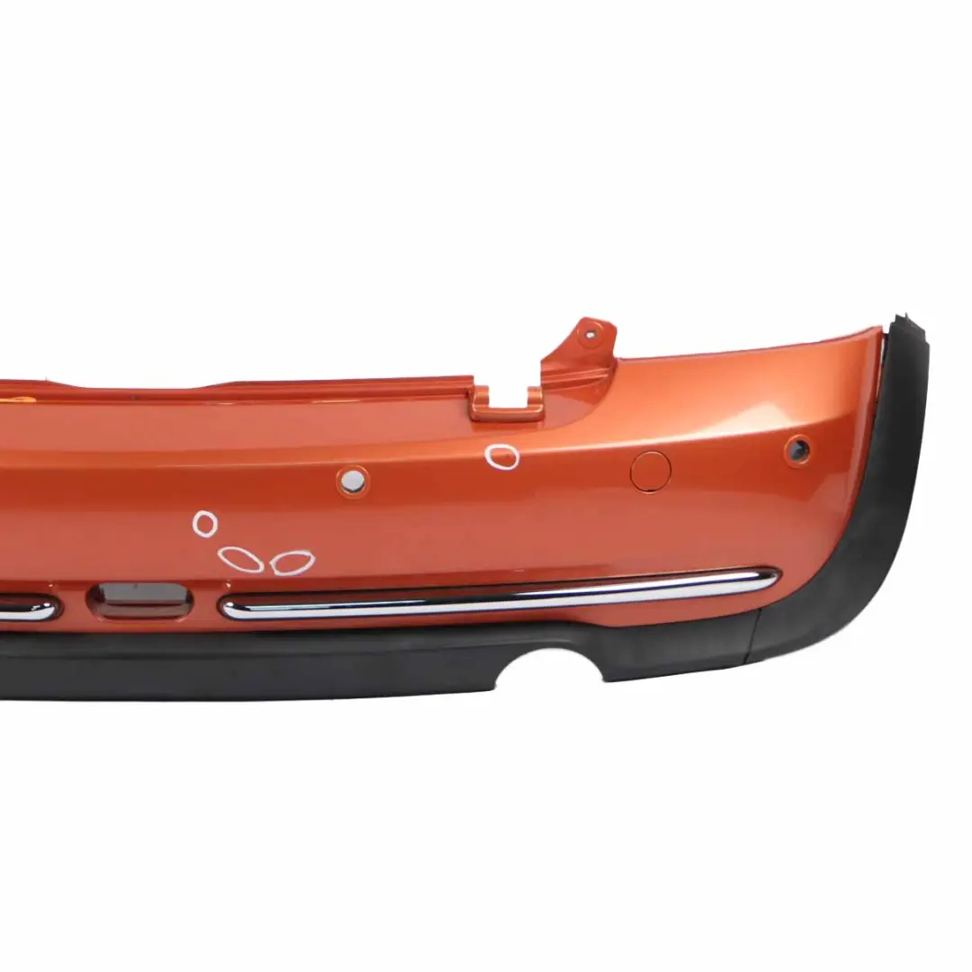 Mini R52 Cabrio Complete Rear Bumper PDC Panel Hot Orange Metallic - A26