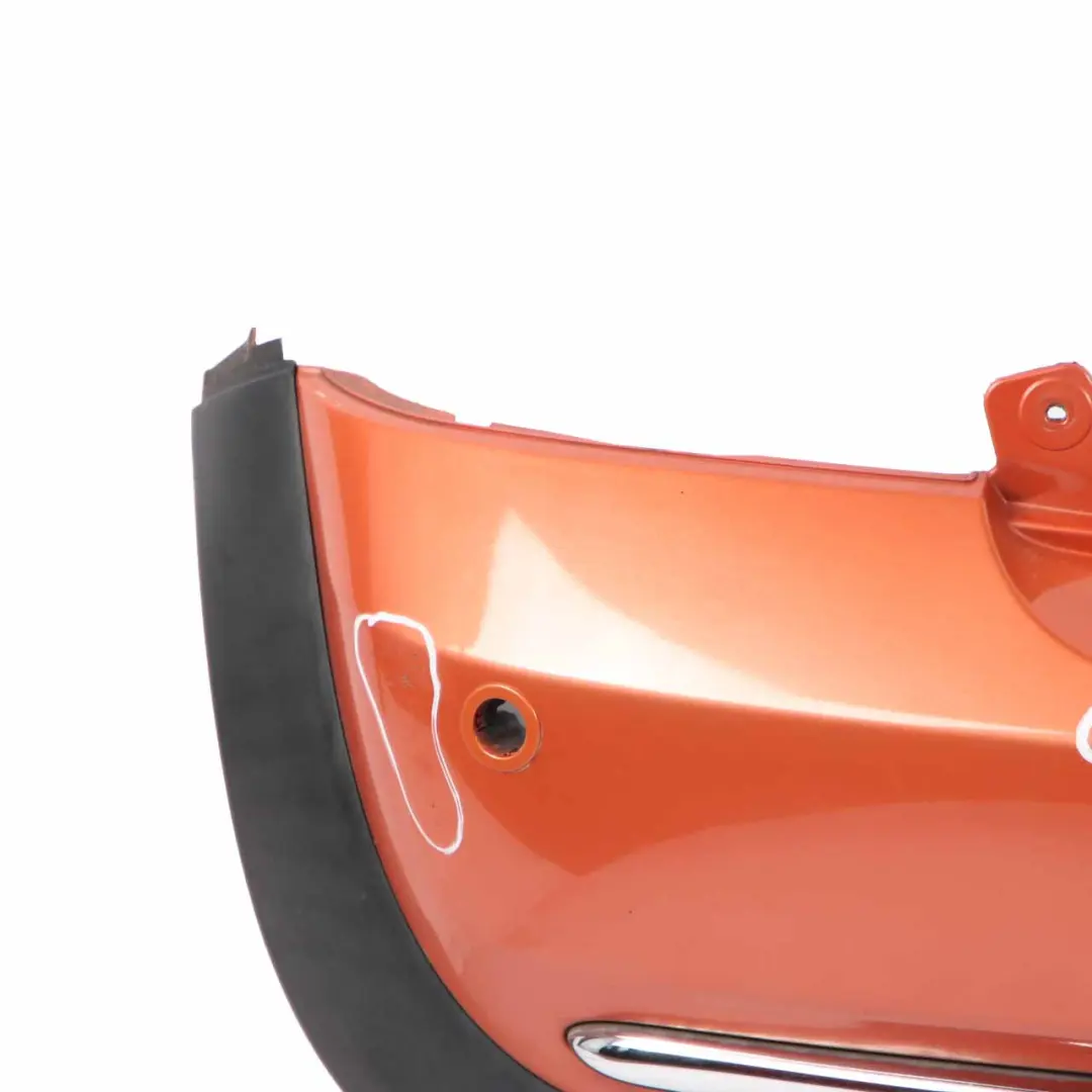 Mini R52 Cabrio Complete Rear Bumper PDC Panel Hot Orange Metallic - A26