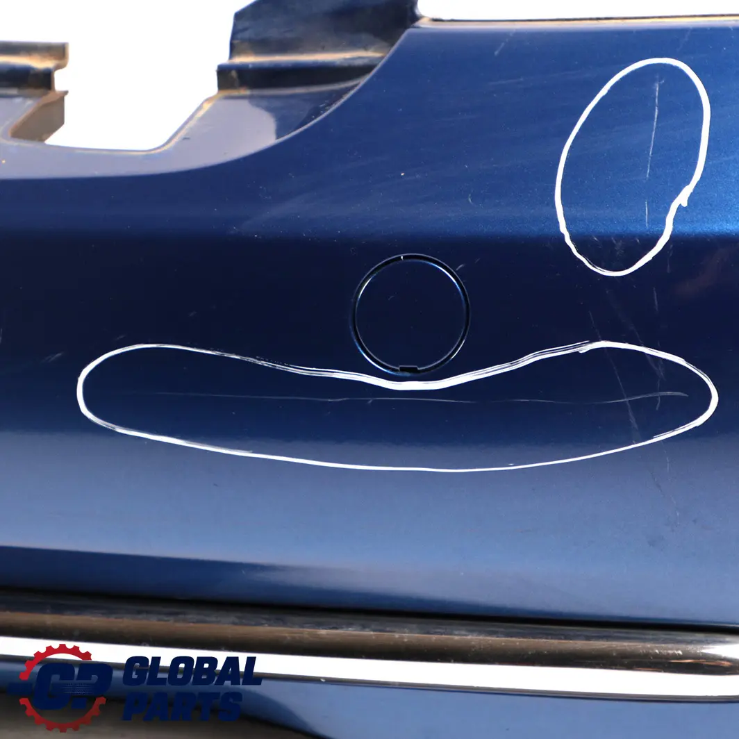 Mini Cooper One R52 Cabrio Complete Rear Bumper PDC Holes Panel Lightning Blue