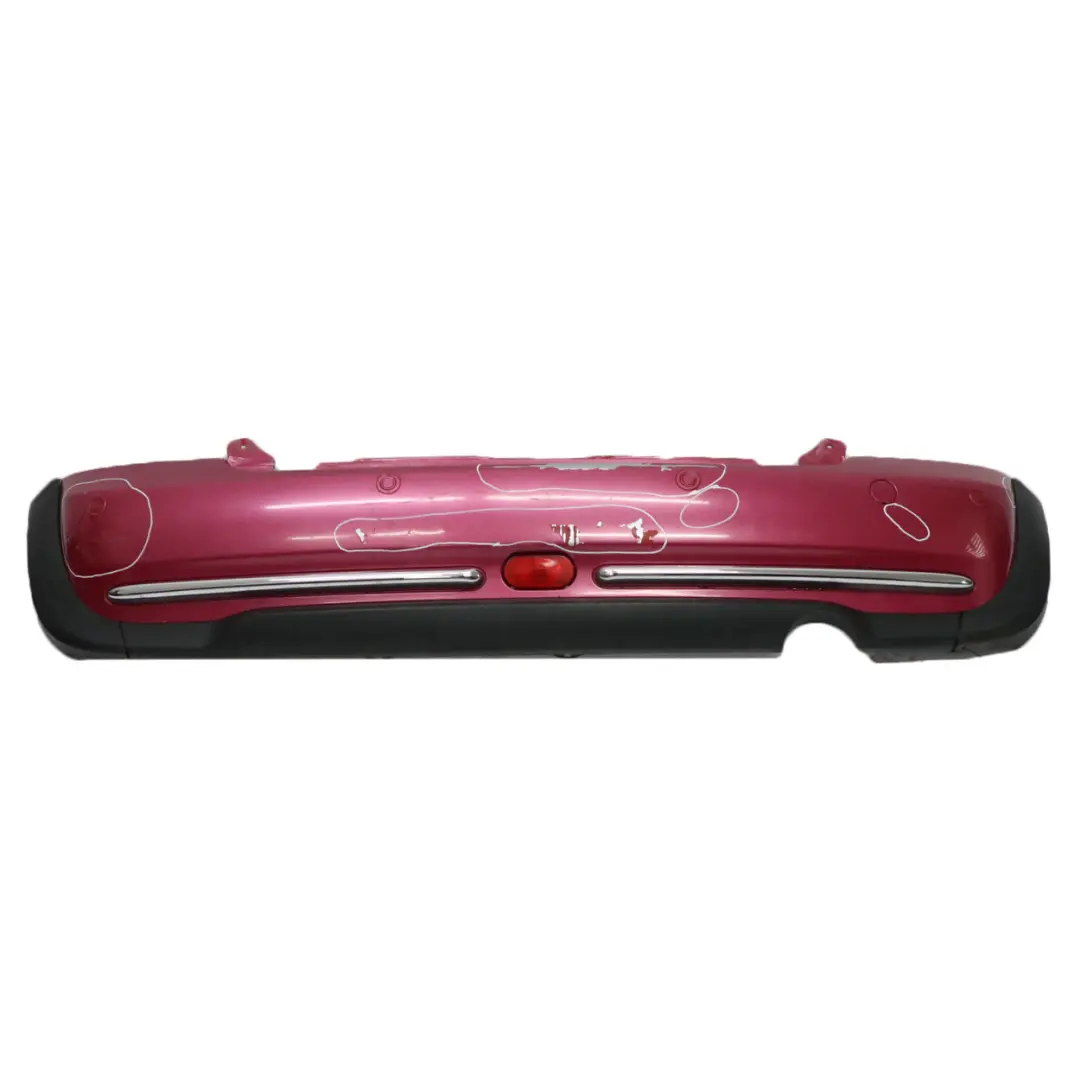 Bumper Rear Mini R52 Cabrio Complete PDC Trim Panel Pink Painted