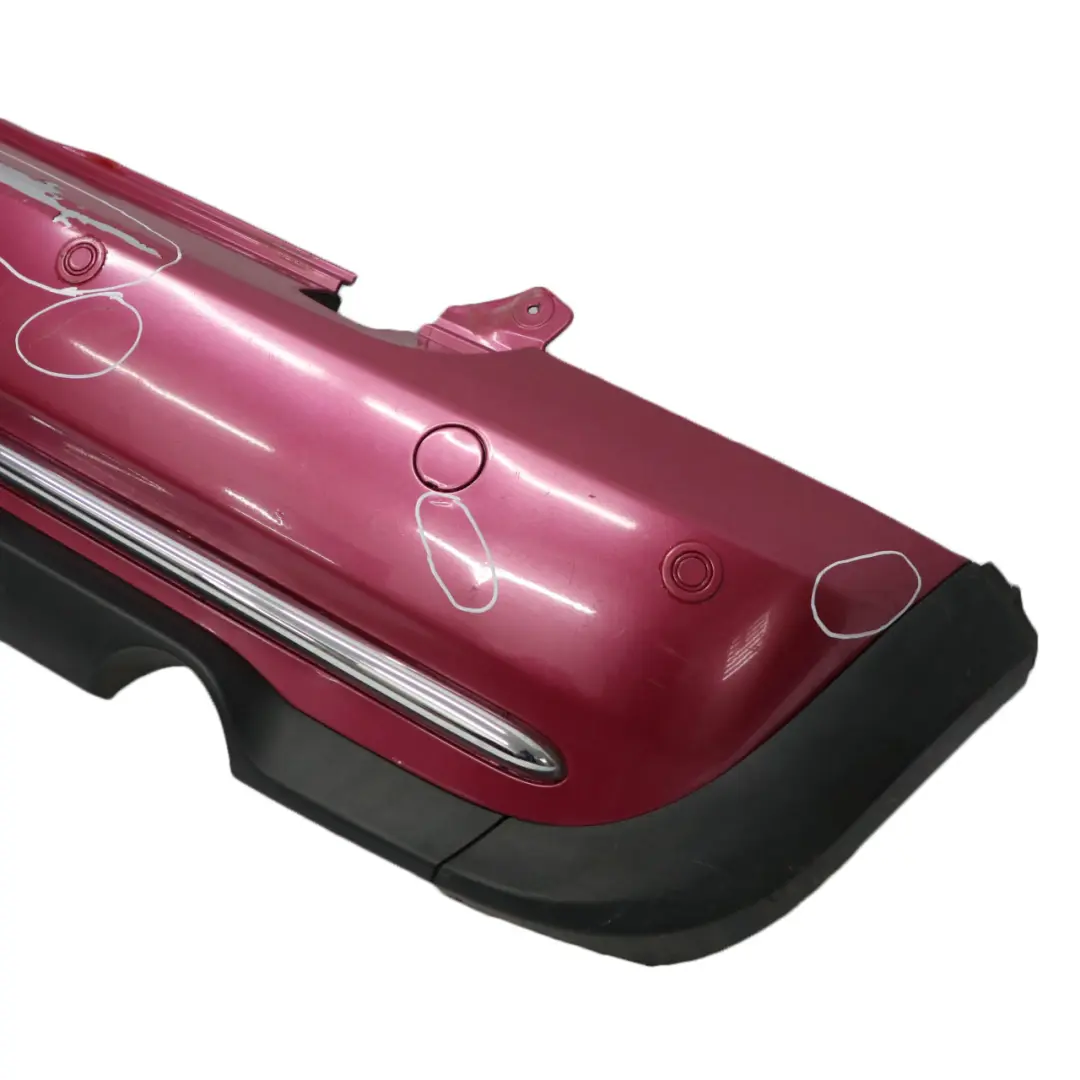 Bumper Rear Mini R52 Cabrio Complete PDC Trim Panel Pink Painted