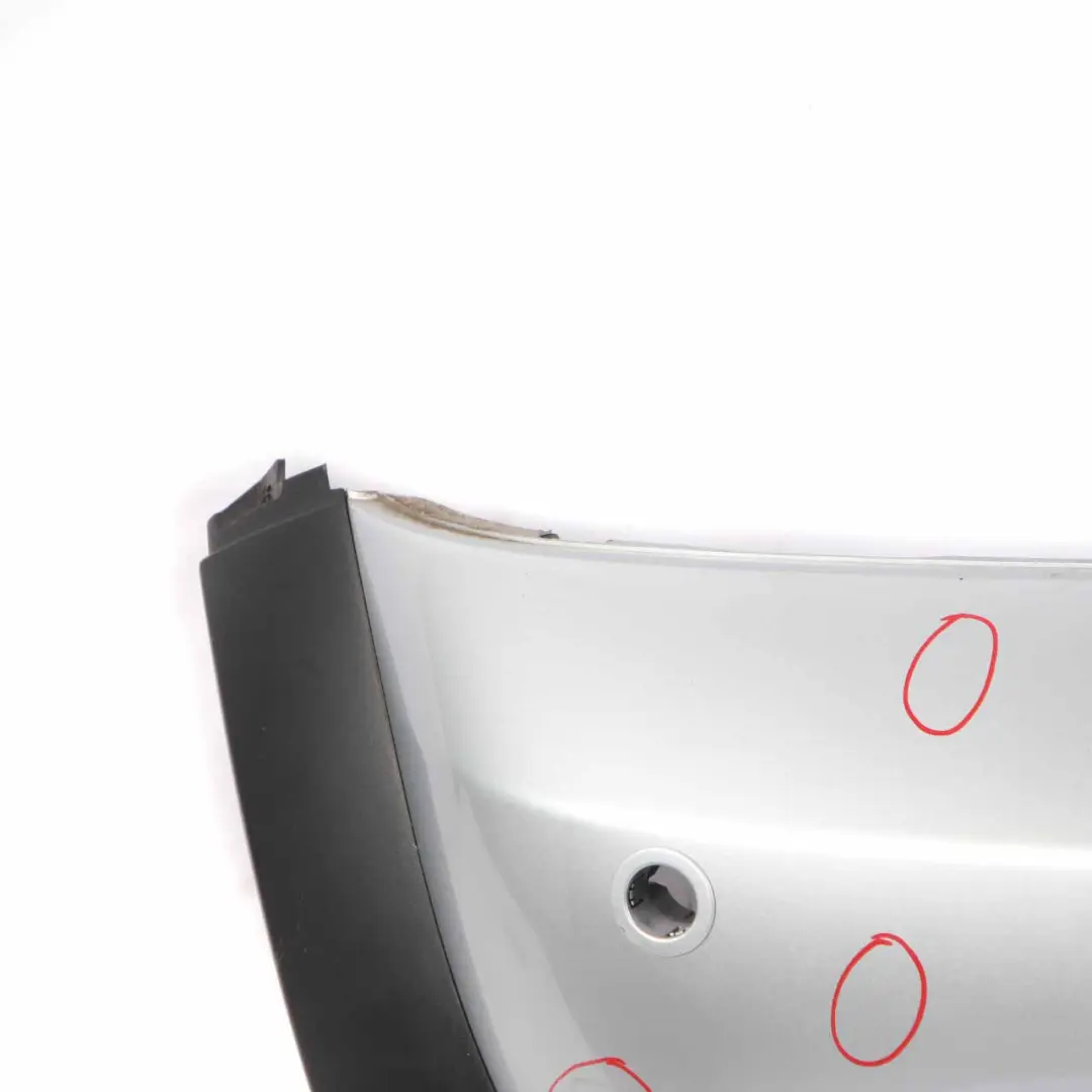 Bumper Rear Mini R52 Cabrio Complete PDC Trim Panel Pure Silver Metallic - 900