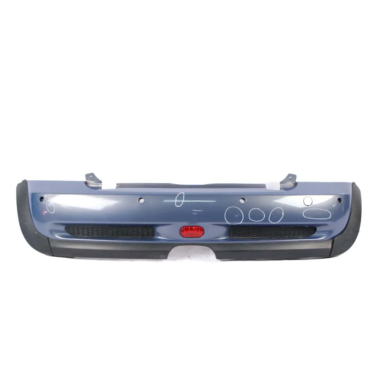 Mini R52 Rear Bumper PDC Cabrio Cooper S Panel Cool Blue Metallic - A27