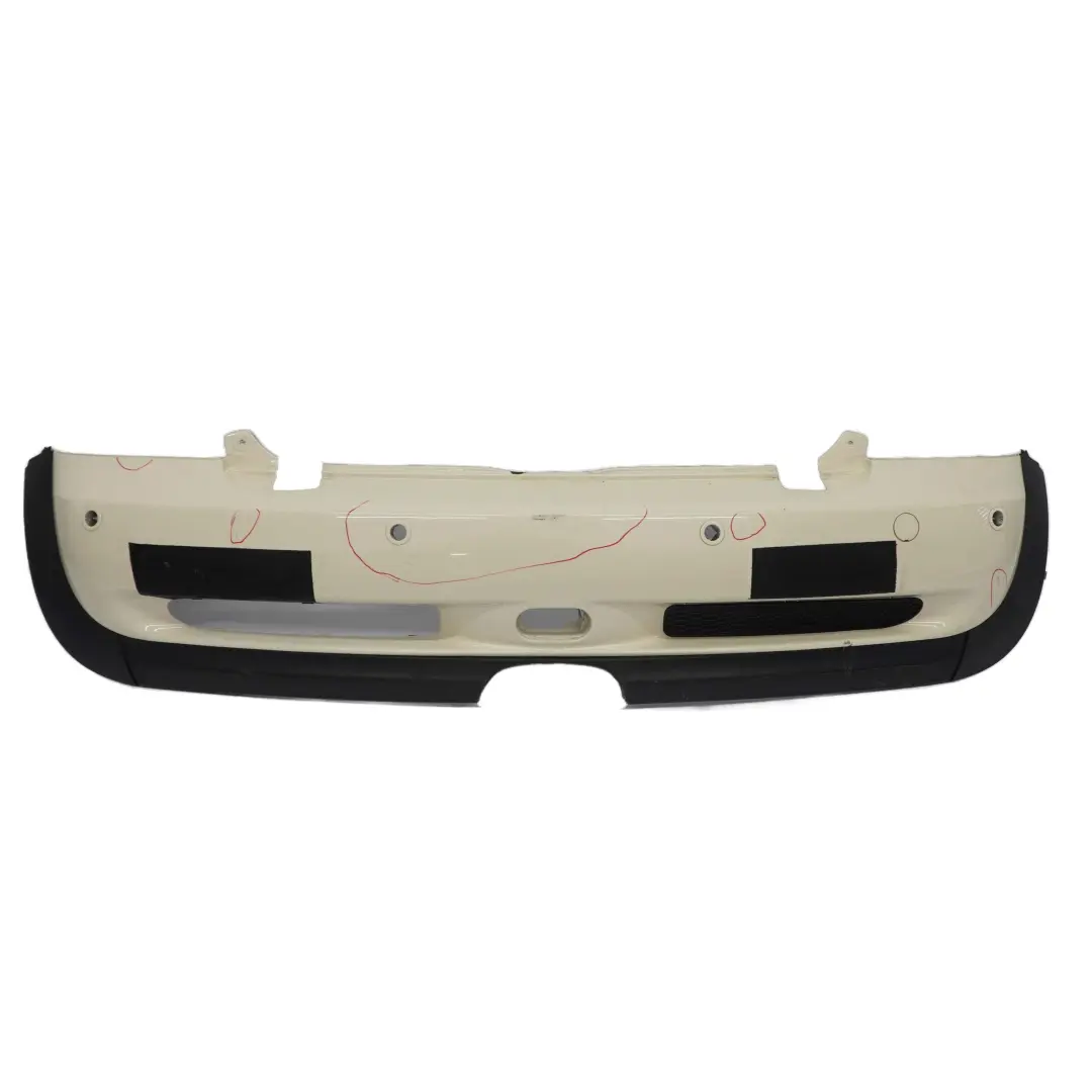 Mini R52 Cabrio Cooper S Complete Rear Bumper Panel PDC Pepper White - 850