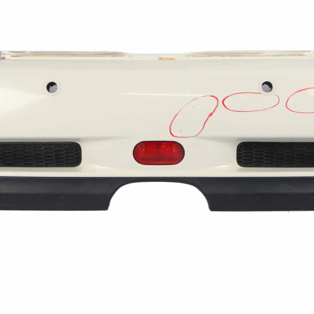 Mini R52 Cabrio Cooper S Complete Rear Bumper PDC Panel Pepper White - 850