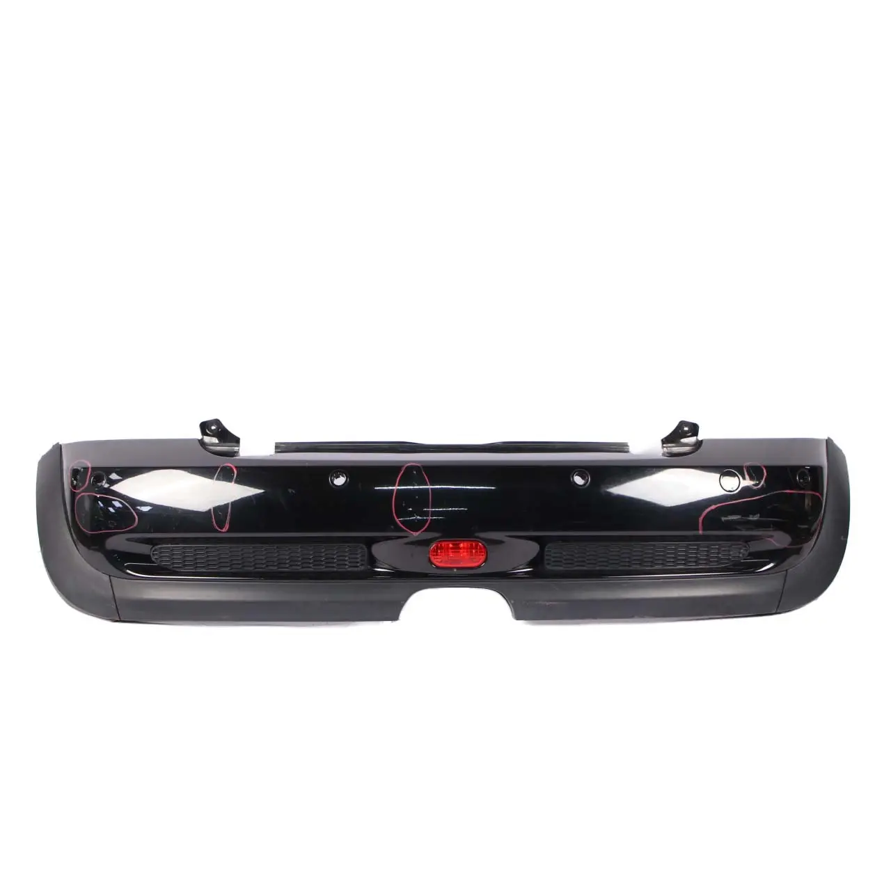 Mini R52 Rear Bumper PDC Cabrio Cooper S Panel Schwarz 2 Black - 668