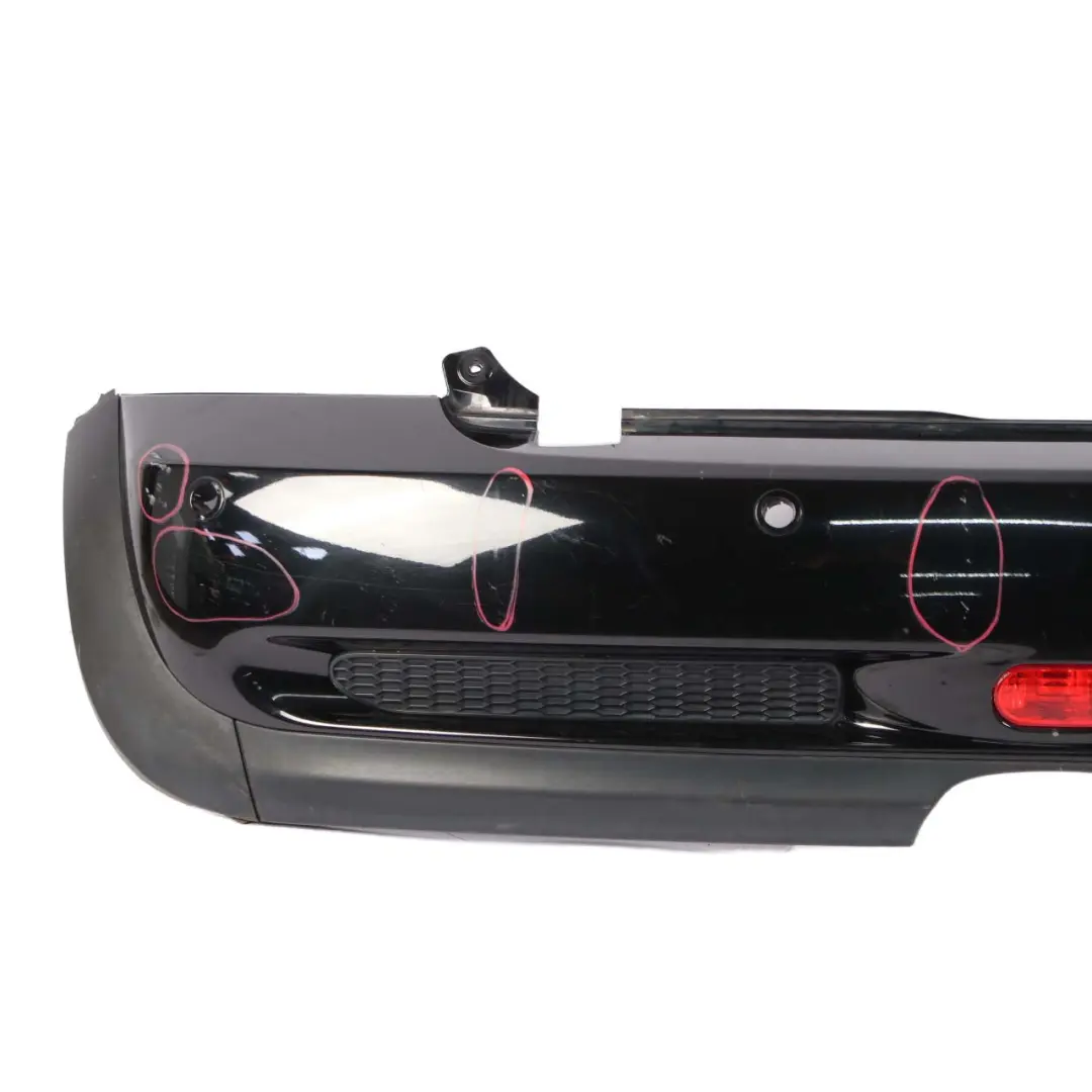 Mini R52 Rear Bumper PDC Cabrio Cooper S Panel Schwarz 2 Black - 668