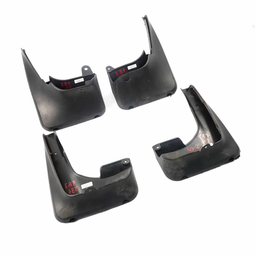 BMW 1 3 E81 E82 E87 E88 Front Rear Left Right N/O/S Mud Flaps Mudflaps Set