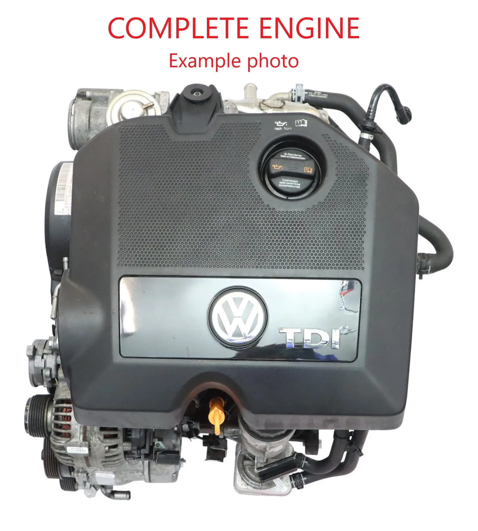 Volkswagen New Beetle Skoda Fabia 2 1.9 TDI 105HP Bare Engine BSW 99k, WARRANTY