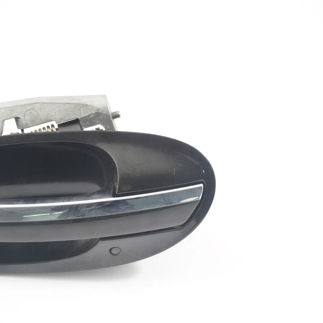 Door Handle BMW E65 E66 Rear Left N/S Grab Outside Black Sapphire Metallic - 475