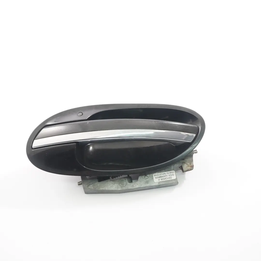 Door Handle BMW E65 E66 Rear Left N/S Grab Outside Black Sapphire Metallic - 475