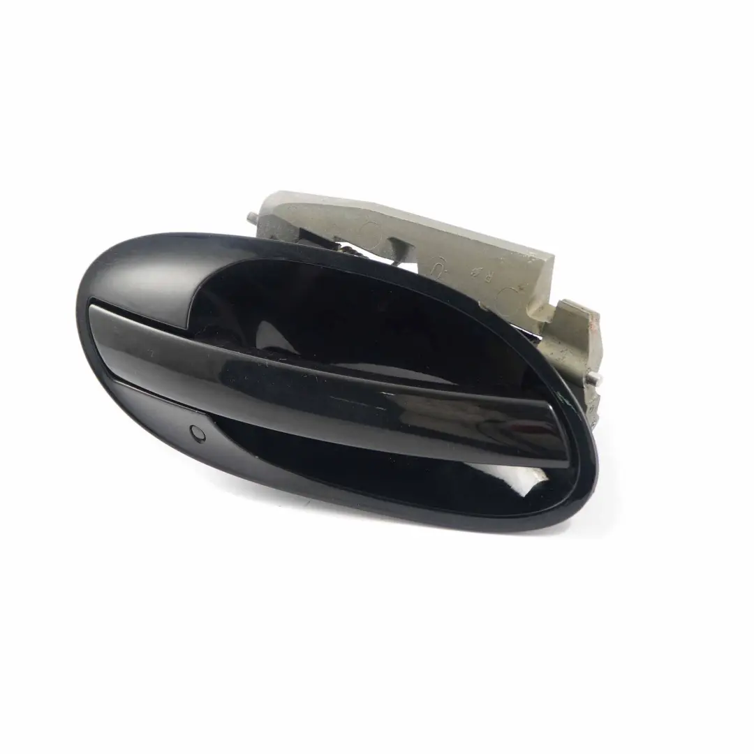 Grab Handle BMW E65 E66 Rear Right O/S Outside Schwarz 2 Black 668