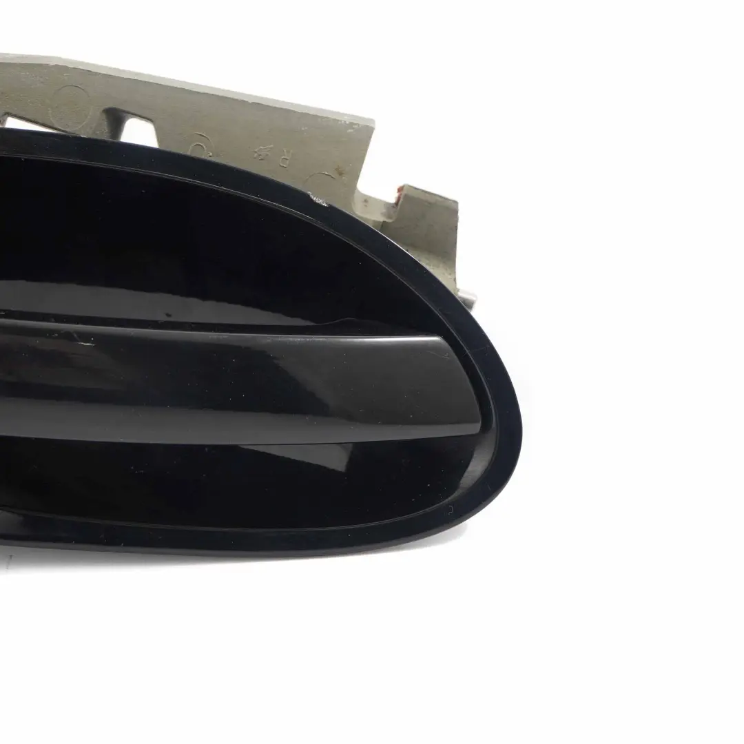 Grab Handle BMW E65 E66 Rear Right O/S Outside Schwarz 2 Black 668