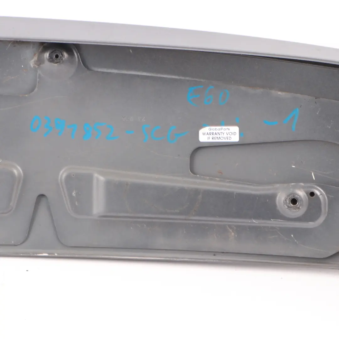 BMW E61 Touring Rear Spoiler Boot Tailgate Spoiler Spacegrau Grey Metallic - A52