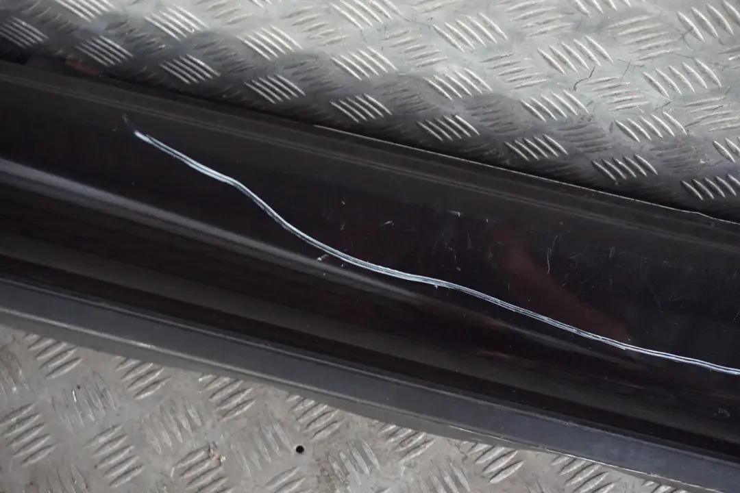 BMW MINI Cooper R50 JCW Right Door O/S Sill Skirt Side Trim Cosmosschwarz Black