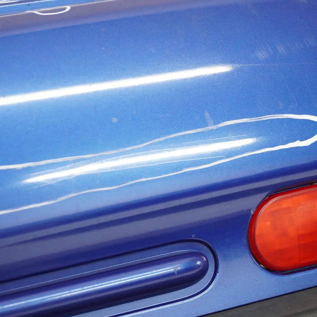 Mini Cooper R50 Rear Bumper Complete Trim Panel Hyper Blue Metallic - A28