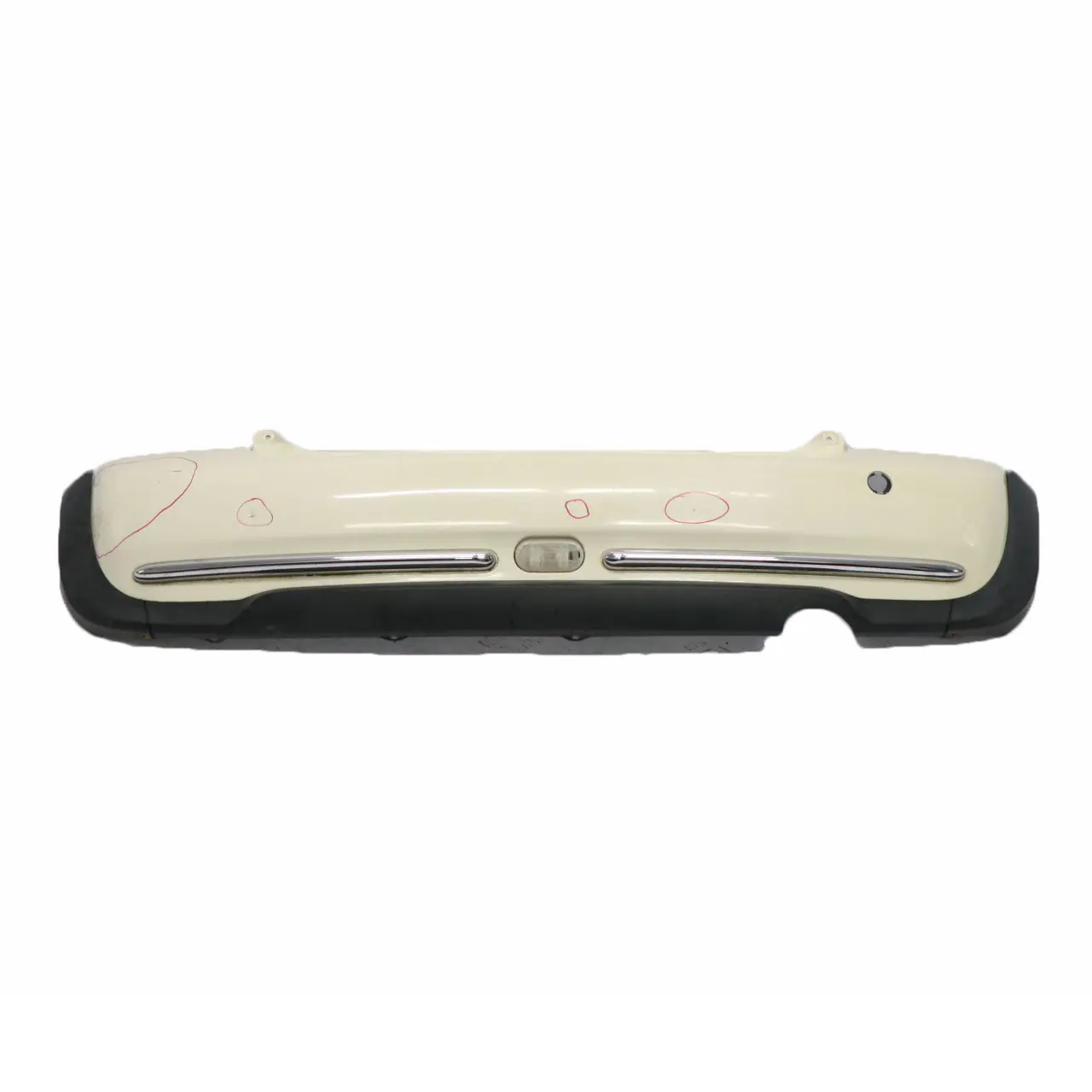 Mini R50 Rear Bumper Trim Panel Pepper White - 850