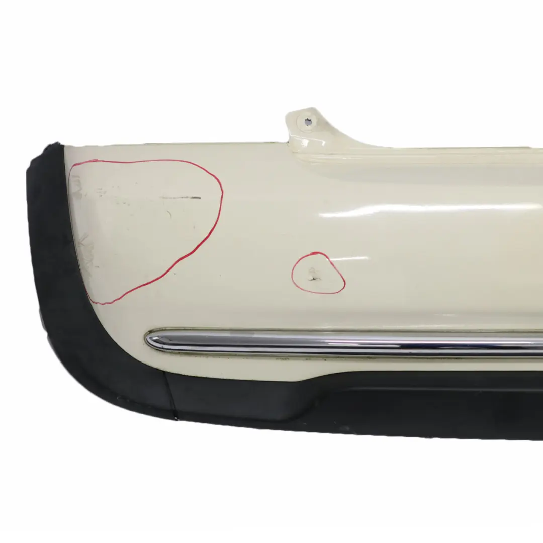 Mini R50 Rear Bumper Trim Panel Pepper White - 850