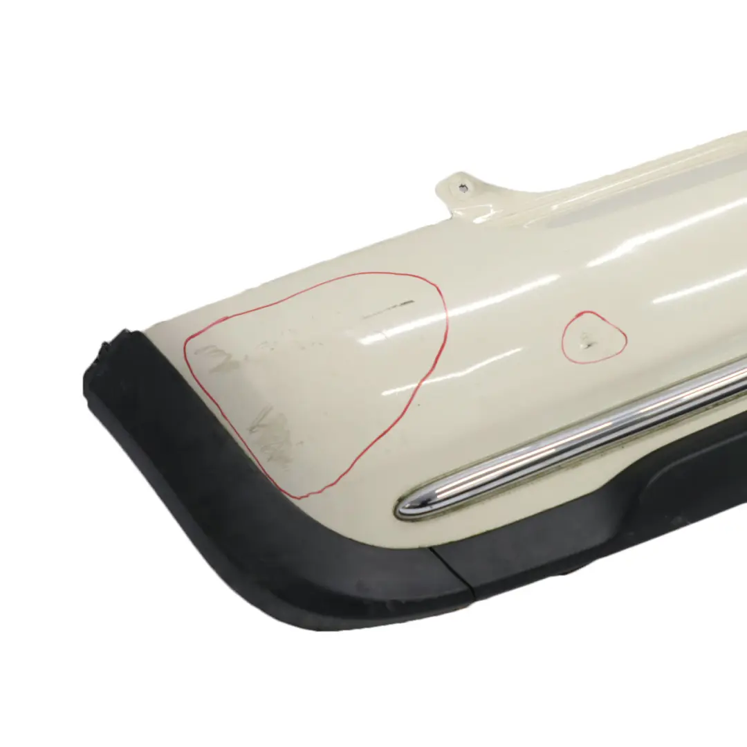 Mini R50 Rear Bumper Trim Panel Pepper White - 850