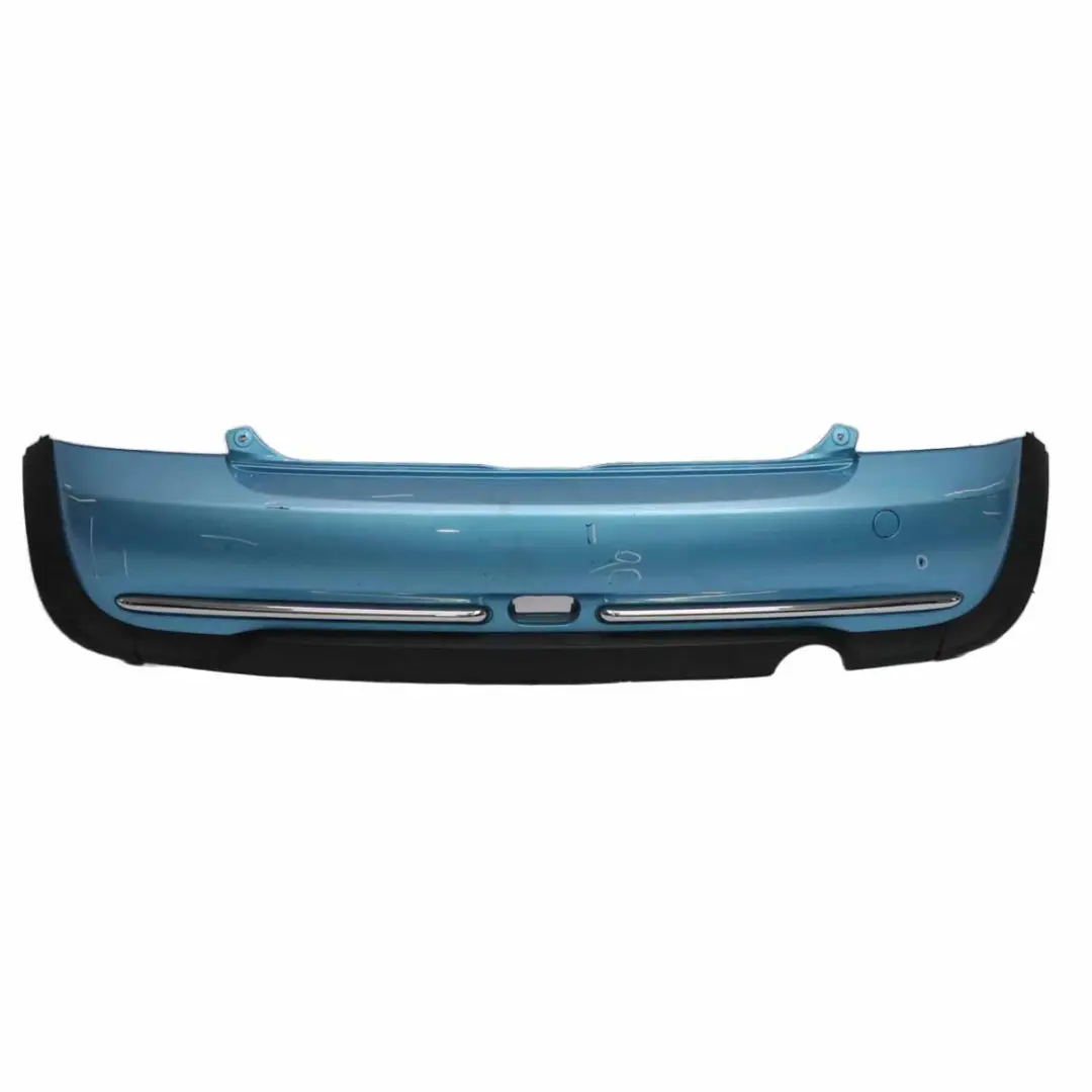 Rear Bumper Mini R50 Trim Panel Chrome Electric Blue Metallic - 870