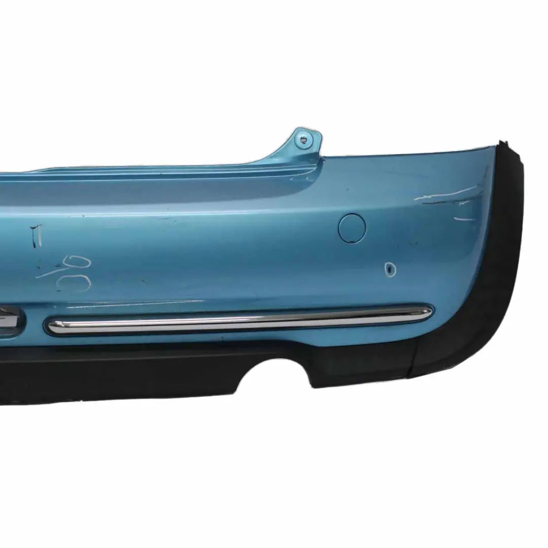 Rear Bumper Mini R50 Trim Panel Chrome Electric Blue Metallic - 870