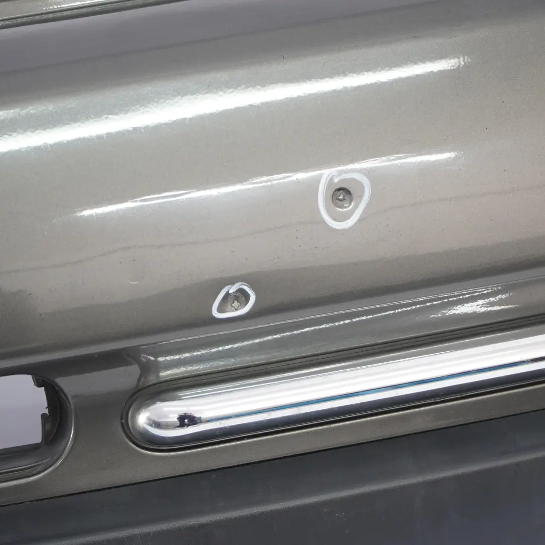 Mini Cooper R50 Rear Bumper Trim Panel Chrome Royal Grey Metallic - A48