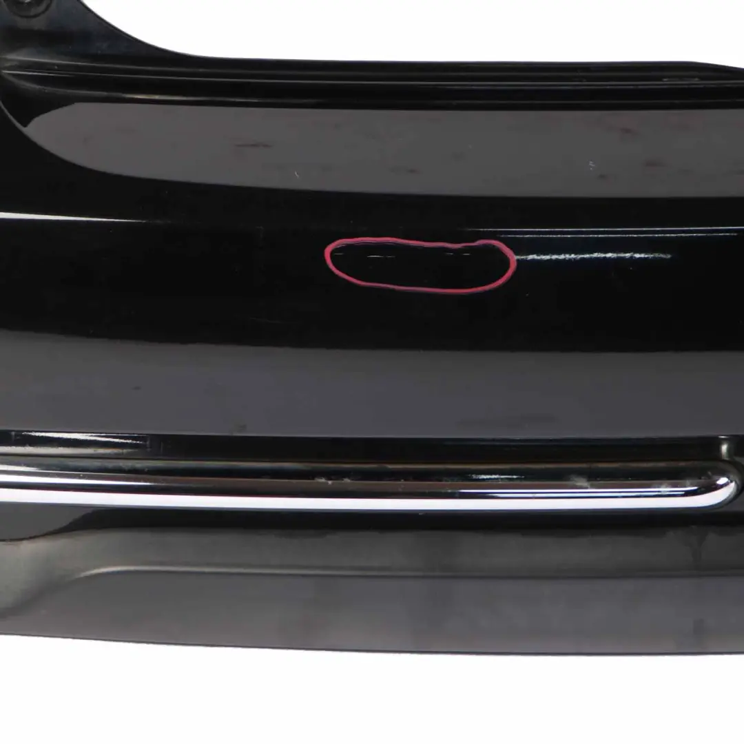 Rear Bumper Mini R50 Trim Panel Chrome Schwarz 2 Black - 668