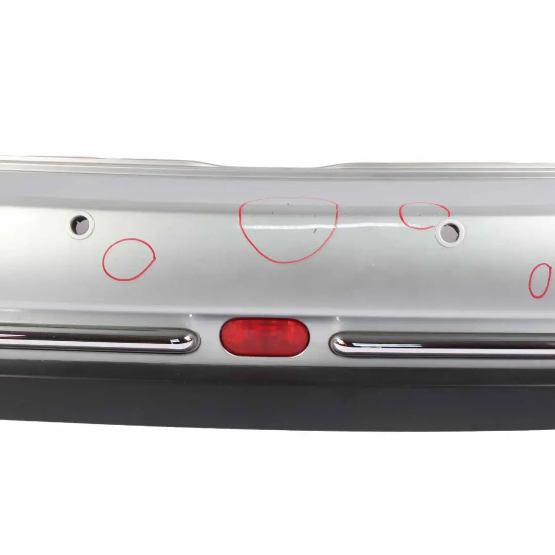 Mini R50 Rear Bumper Trim Panel PDC Pure Silver Metallic - 900