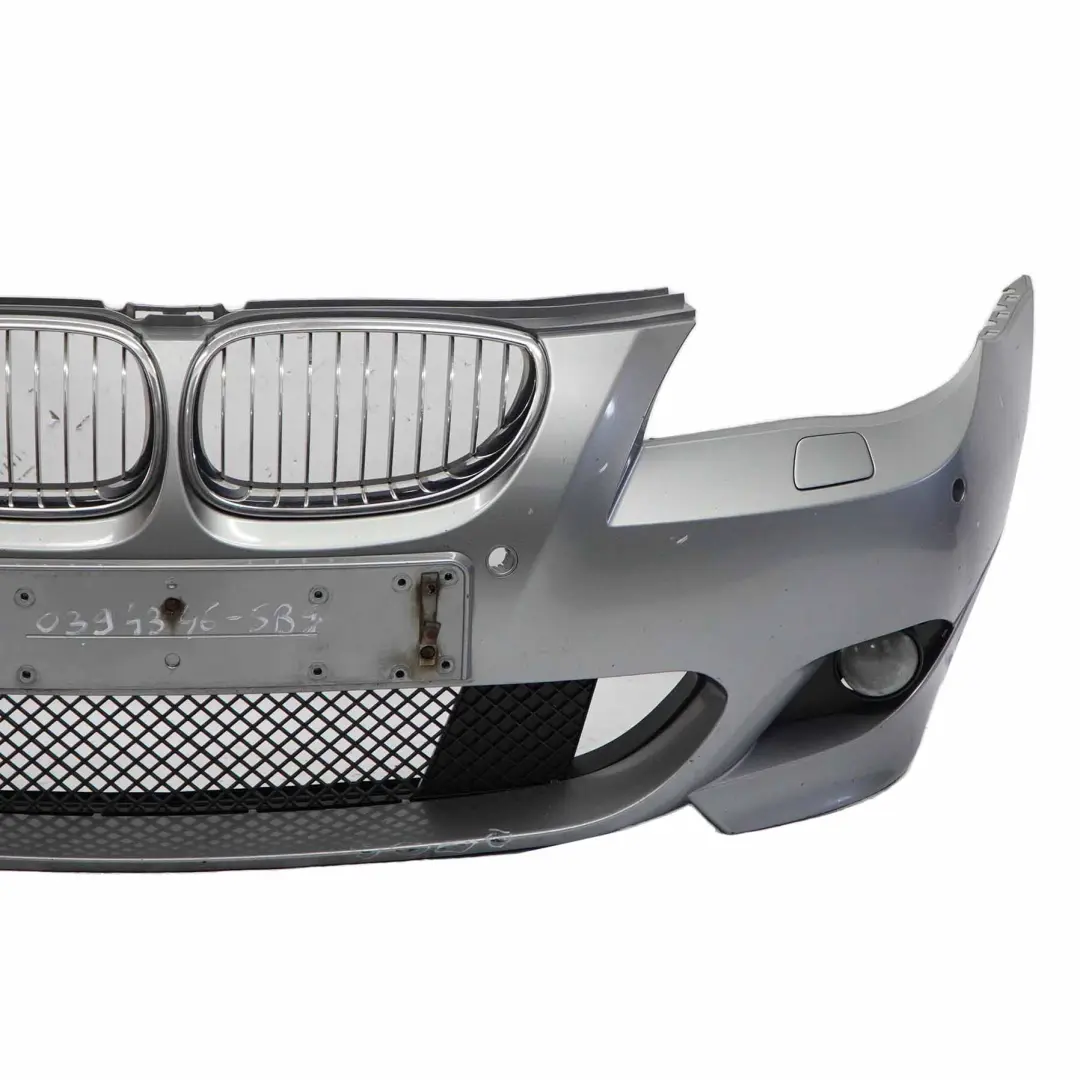 Front Bumper BMW E60 M Sport Trim Panel Silbergrau Silver Grey Metallic - A08