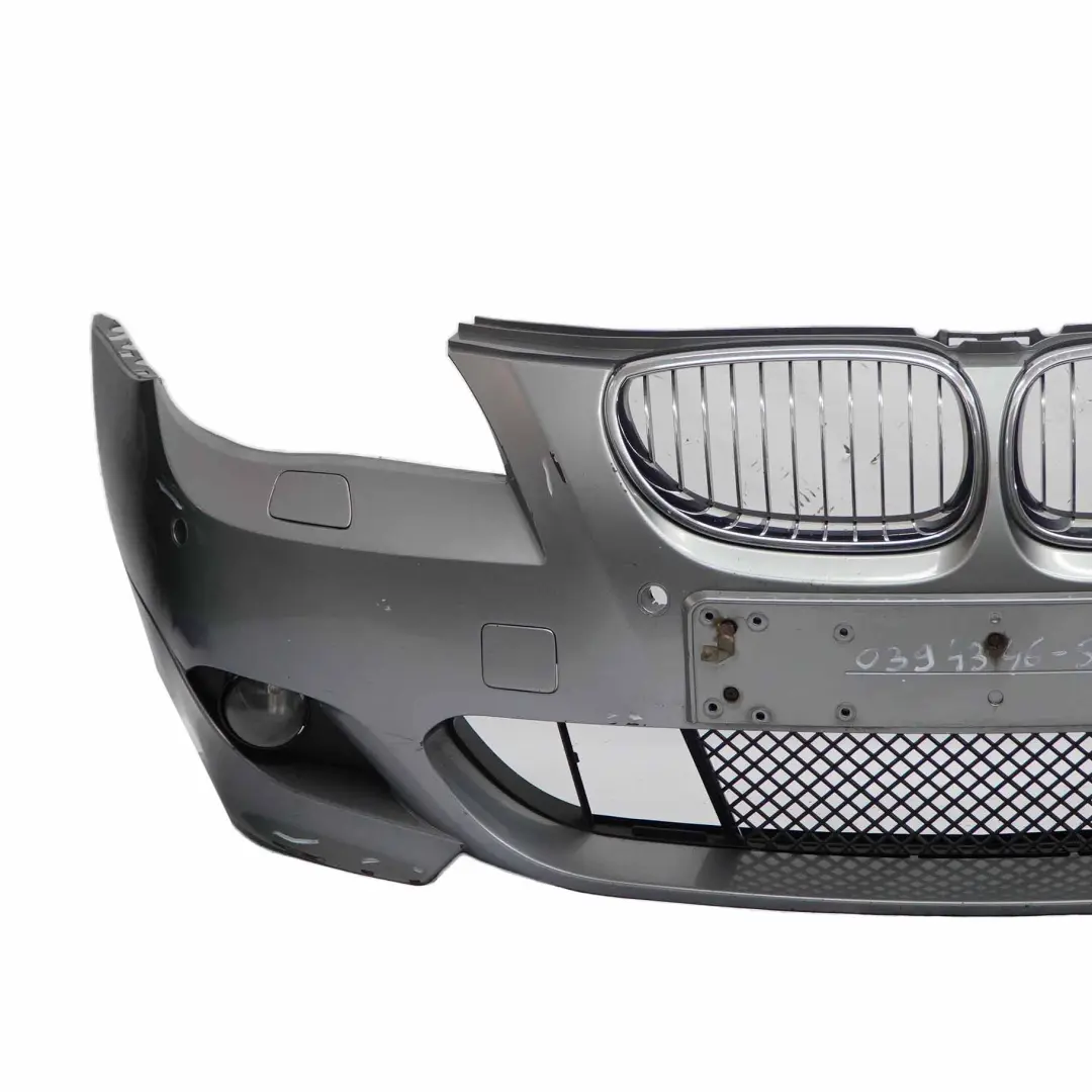 Front Bumper BMW E60 M Sport Trim Panel Silbergrau Silver Grey Metallic - A08