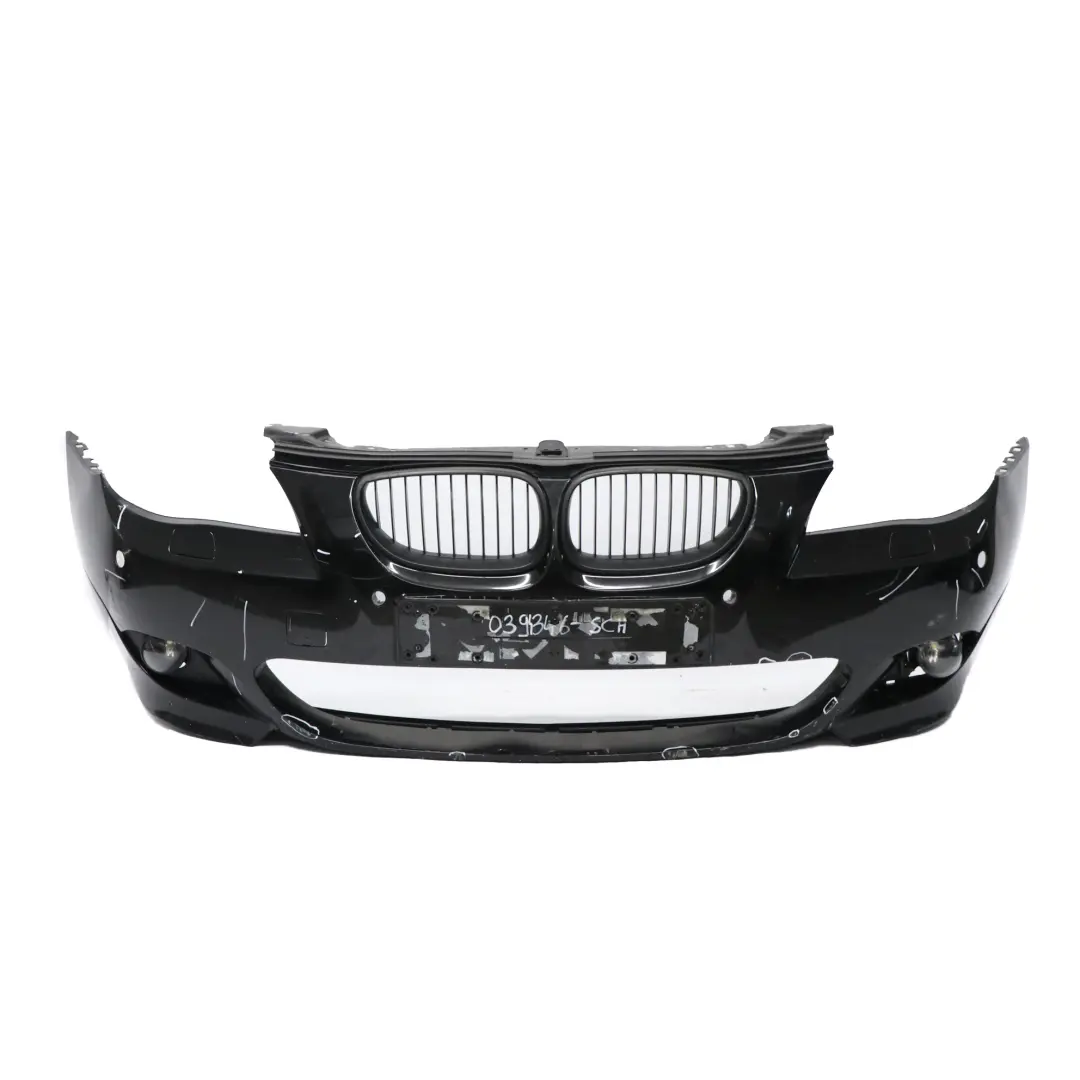 BMW E60 E61 Front Bumper M Sport Trim Panel Schwarz 2 Black - 668