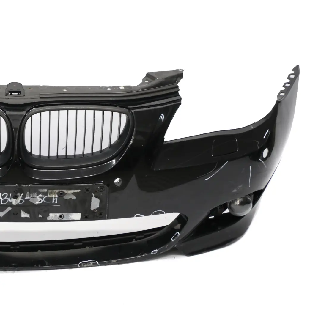 BMW E60 E61 Front Bumper M Sport Trim Panel Schwarz 2 Black - 668