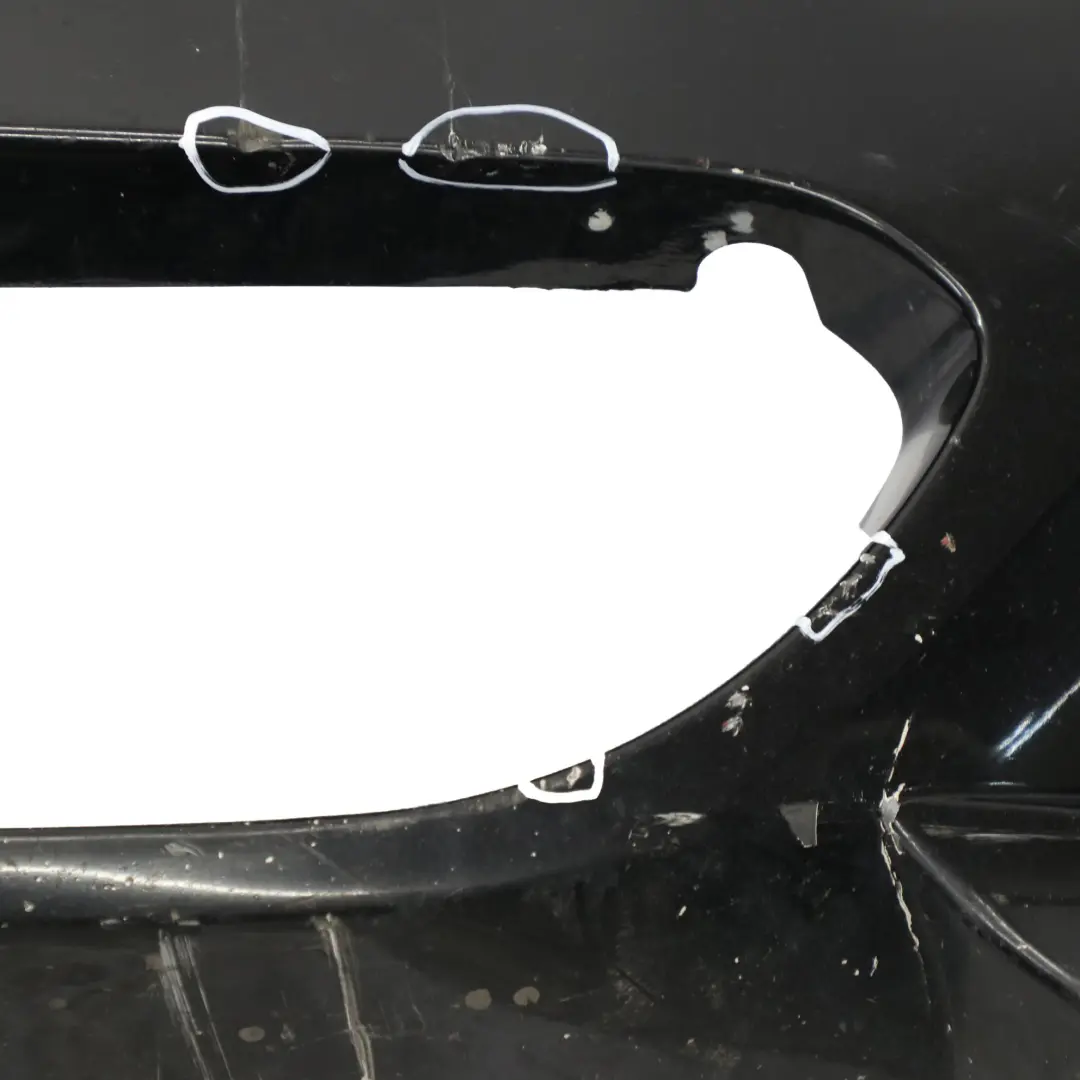 BMW E60 E61 Front Bumper M Sport Trim Panel Schwarz 2 Black - 668