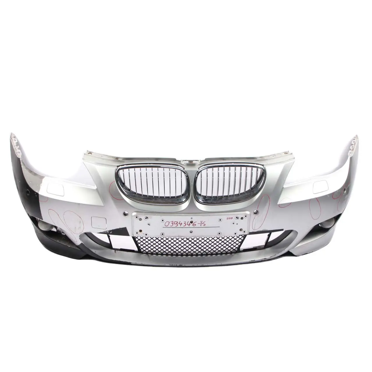 BMW 5 E60 E61 M Sport Front Bumper Trim Panel Titansilber Titan Silver - 354