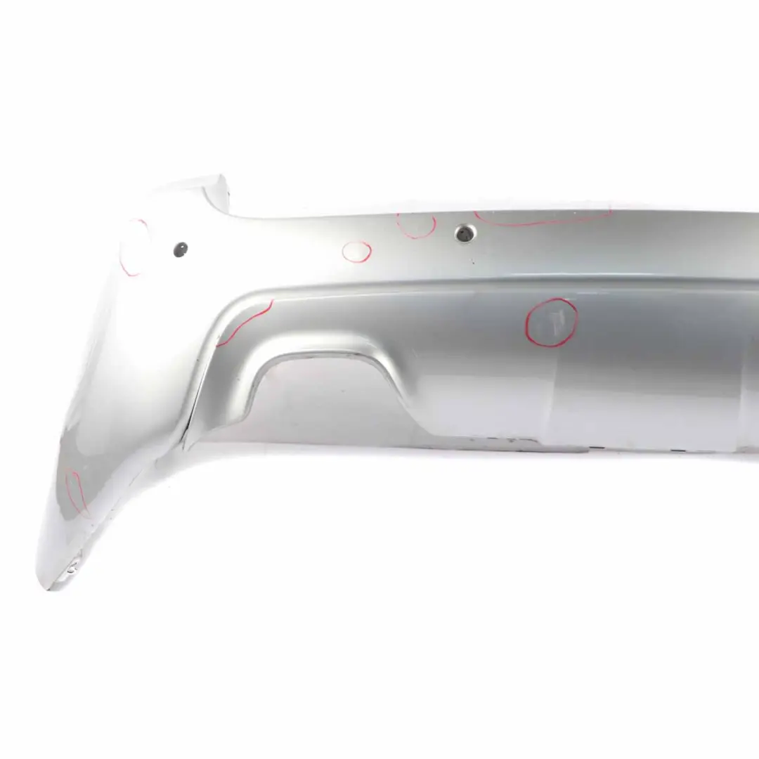 BMW E61 Rear Bumper Panel Touring M Sport PDC Titansilber Silver Metallic - 354