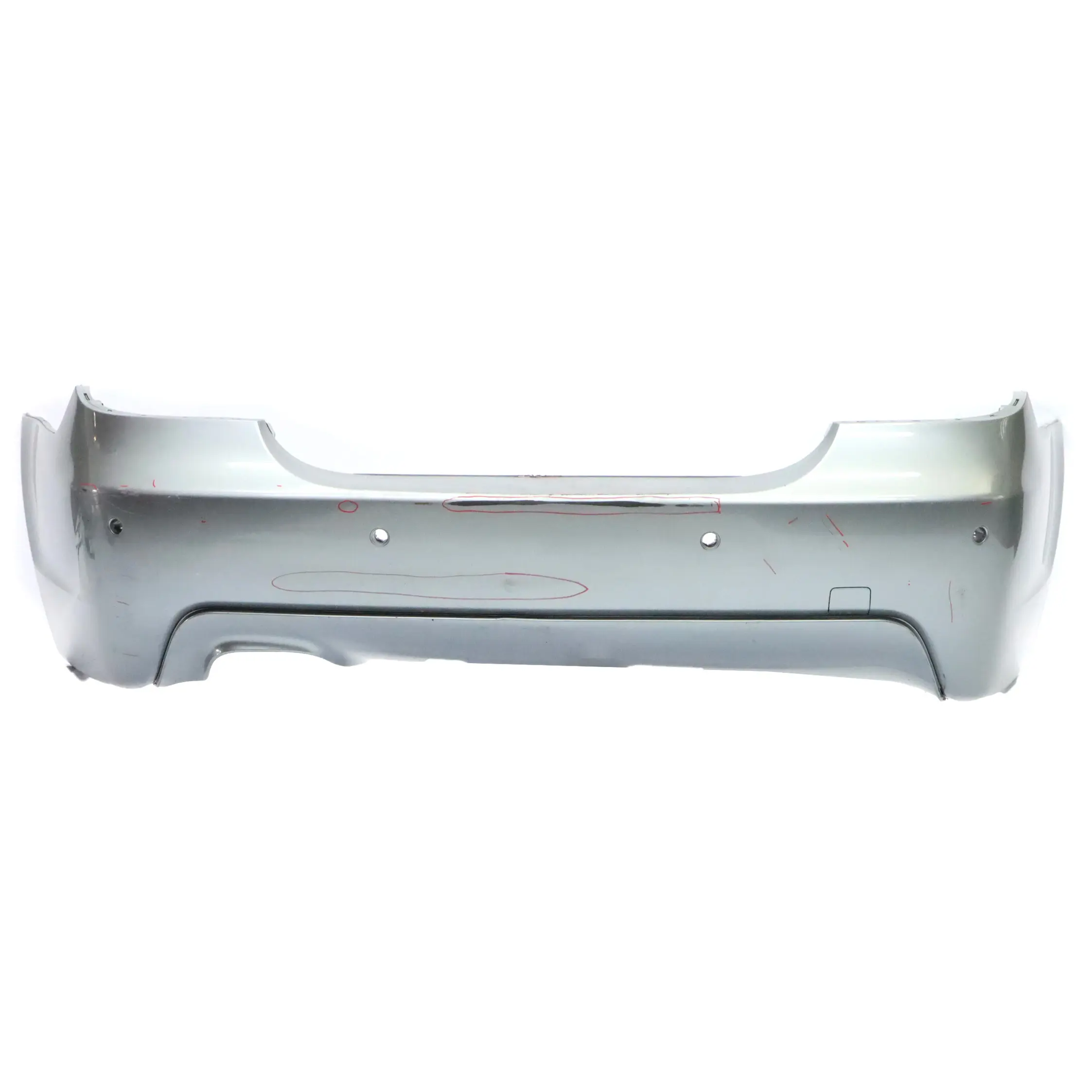 BMW E60 M Sport Rear Bumper Panel PDC Silbergrau Silver Grey Metallic - A08