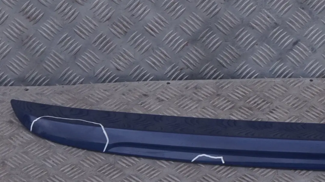 BMW 5 Series E60 M5 Boot Trunk Lid Tailgate Rear Spoiler Trim Interlagos Blue