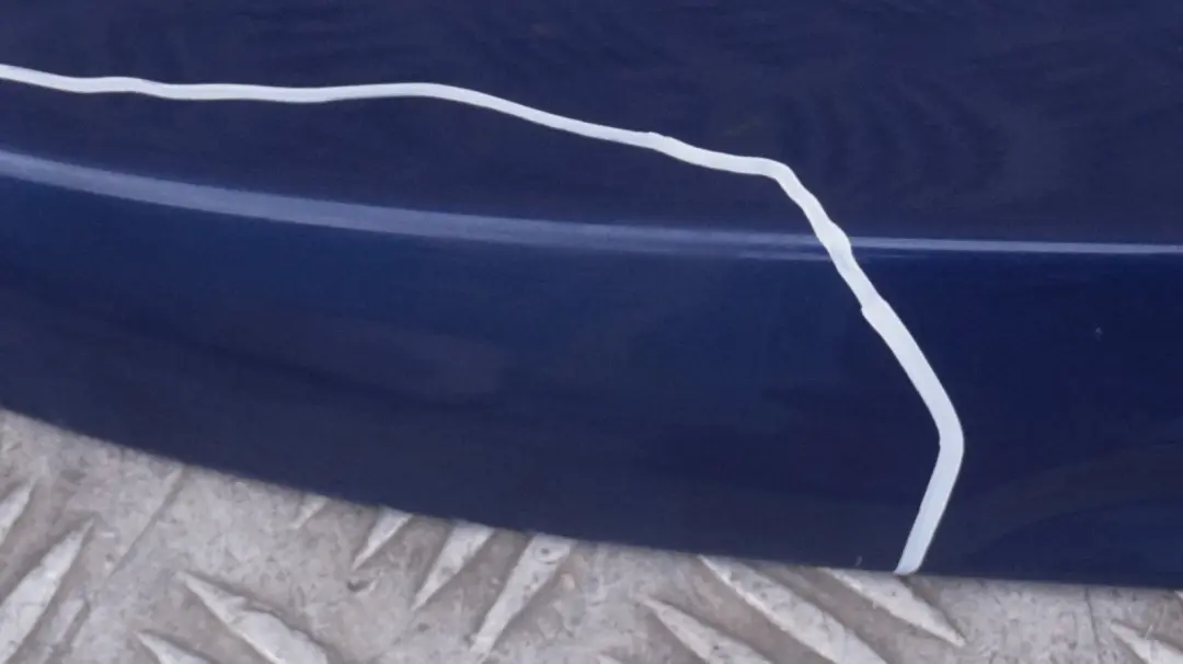 BMW 5 Series E60 M5 Boot Trunk Lid Tailgate Rear Spoiler Trim Interlagos Blue