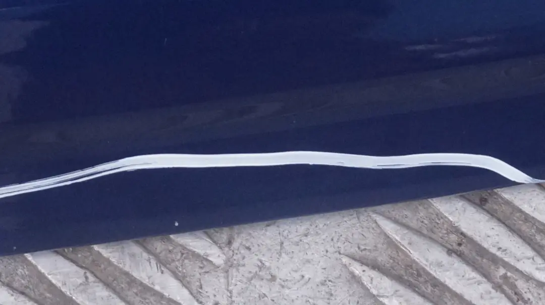 BMW 5 Series E60 M5 Boot Trunk Lid Tailgate Rear Spoiler Trim Interlagos Blue