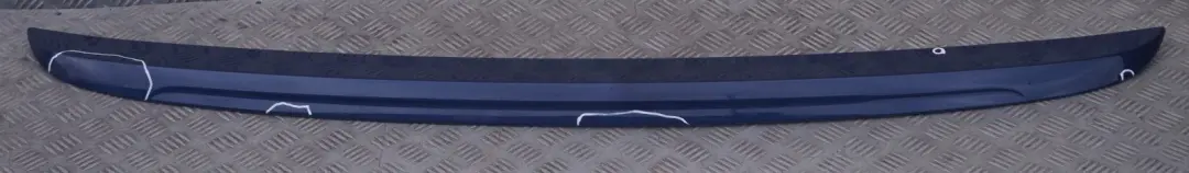 BMW 5 Series E60 M5 Boot Trunk Lid Tailgate Rear Spoiler Trim Interlagos Blue