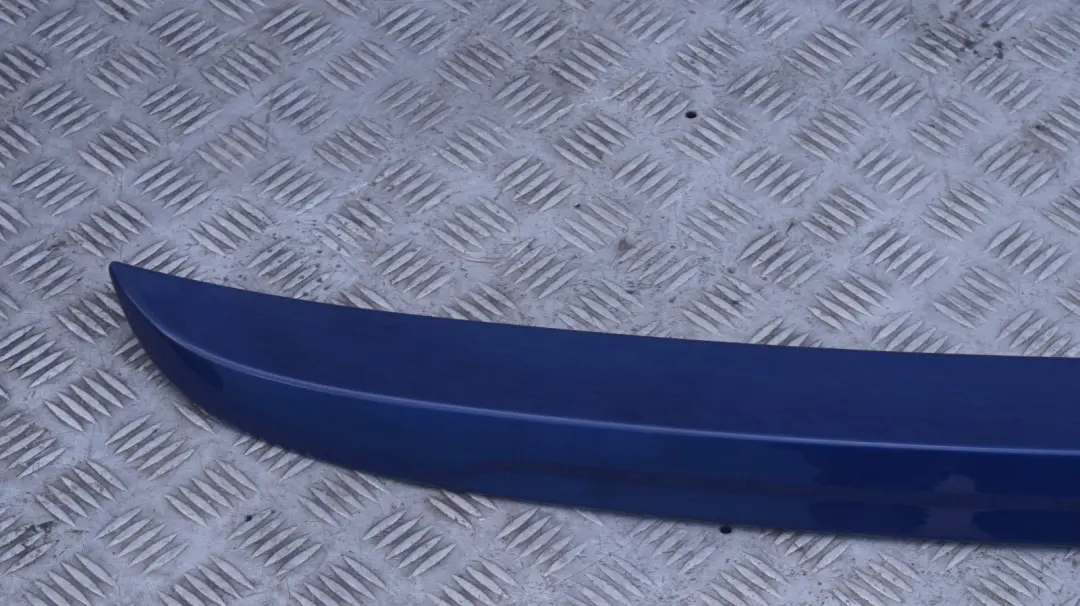 BMW 5 Series E60 M5 2 Boot Trunk Lid Tailgate Rear Spoiler Trim Interlagos Blue